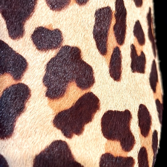 STEVE MADDEN LEOPARD PRINT REAL FUR ANKLE BOOTS - 8 1/2 - NEW IN BOX ! - Picture 14 of 14